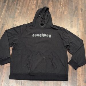 Doughboy Embroidered Boyz n the Hood Ice Cube Black Graphic Hoodie Mens XXL